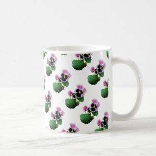 Pansy Mother and Child Tasse