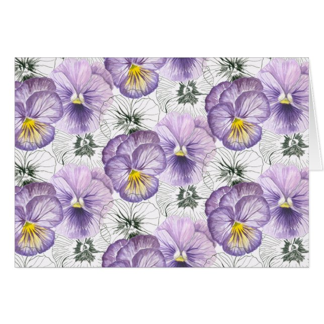 Pansy-Muster (Vorderseite (Horizontal))
