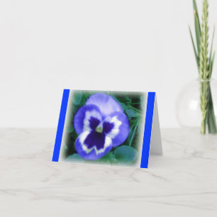 Pansy Note Card Karte
