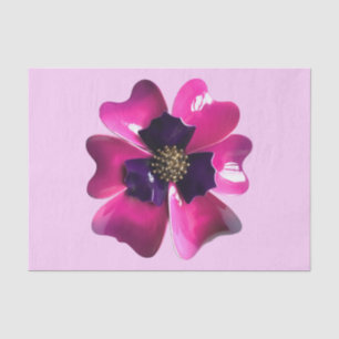 Pansy oder Orchid Blume - Retro 60er Summer BIG Seidenpapier