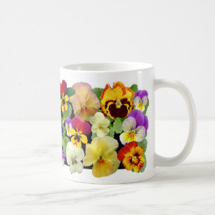 Pansy Patchwork Kaffeetasse