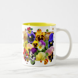 Pansy Patchwork Zweifarbige Tasse