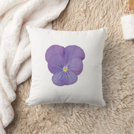 Pansy Petal Charm Throw Kissen