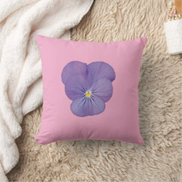 Pansy Petal Charm Throw Kissen
