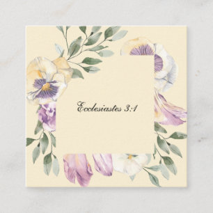 Pansy Scripte Card Begleitkarte