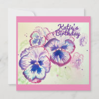 Pansy Stiefmütterchen Lila Blume Blumenrosa