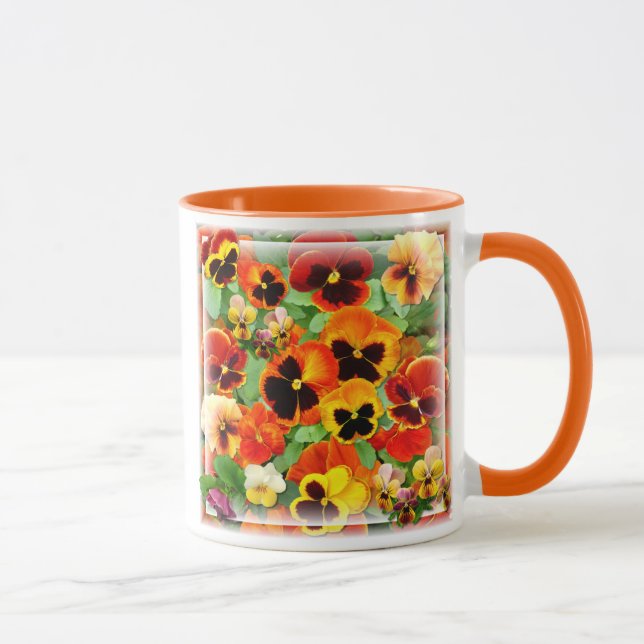 Pansy Sunset Tasse (Rechts)