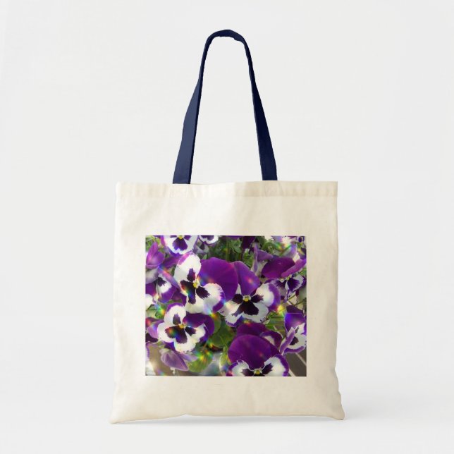 Pansy-Taschen-Tasche Tragetasche (Vorne)