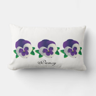 Pansy Throw Pillow Lendenkissen