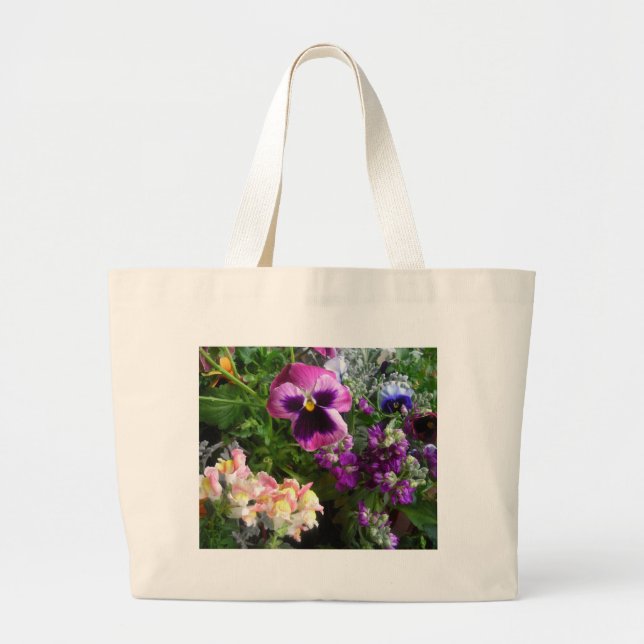 Pansy und Friends Bag Jumbo Stoffbeutel (Vorne)