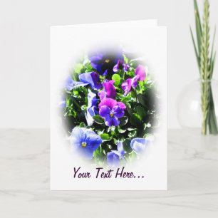 Pansy vom Zuhause Depot Feiertagskarte