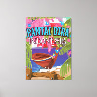 Pantai Bira Indonesien Reiseplakat