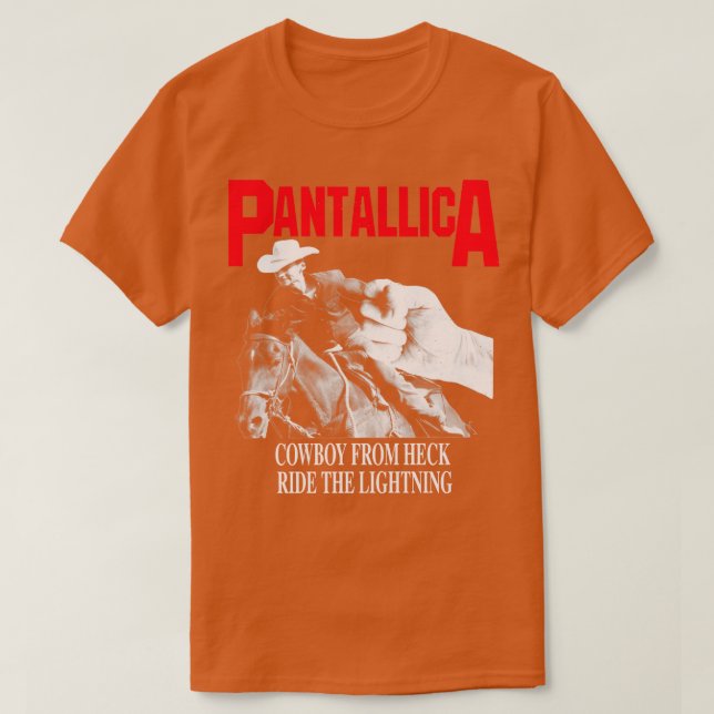 PantallicA Poser Metal Parody T-Shirt (Design vorne)