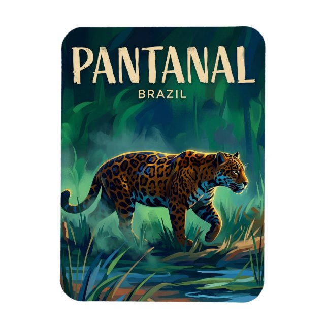 Pantanal Brasilien Magnet (Vertikal)