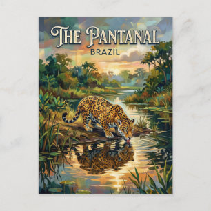 Pantanal-Feuchtgebiete Brasilien Postkarte