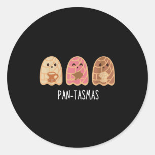 Pantasmas Ghost Funny Soky Conchas Mexican Ghost H Runder Aufkleber