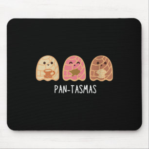 Pantasmas Ghost Funny Spooky Conchas Mexican Ghost Mousepad