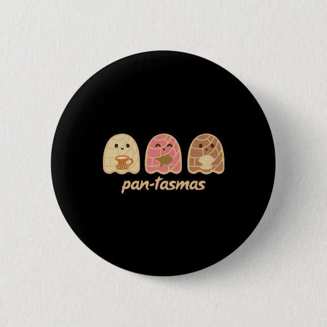 Pantasmas Ghost Shirt Niedlich Ghost Fall für Frau Button (Vorderseite)