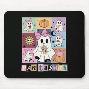Pantasmas Mexican Halloween Ghost Spooky Conchas C Mousepad