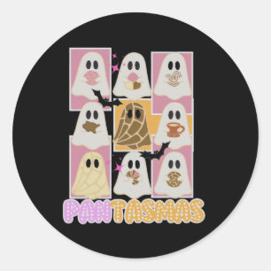 Pantasmas Pan Dulce Ghost Spanisch Mexikanisches H Runder Aufkleber
