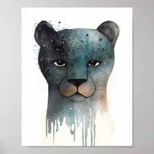 Panter Print Poster