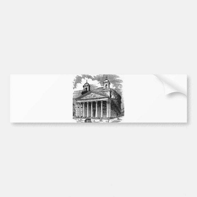 Pantheon Autoaufkleber (Vorne)