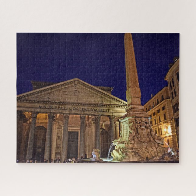 Pantheon by Night - Rom, Italien - 16x20 - 520 Stk Puzzle (Horizontal)