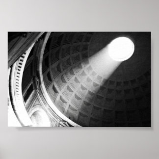 Pantheon Ceiling - Rom, Italien Poster