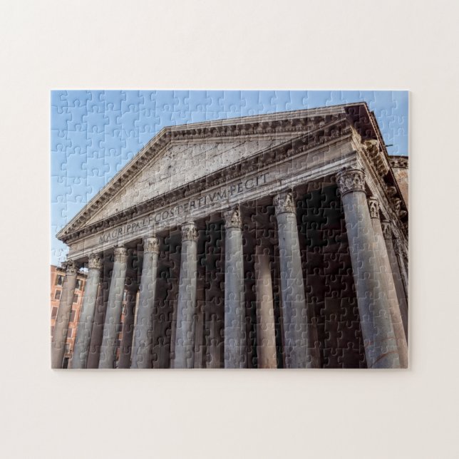 Pantheon-Heiligtempel in Rom - Italien, Europa Puzzle (Horizontal)