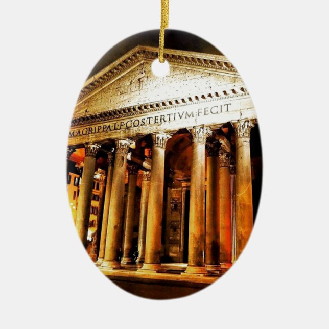 Pantheon in Rome Keramikornament (Vorne)