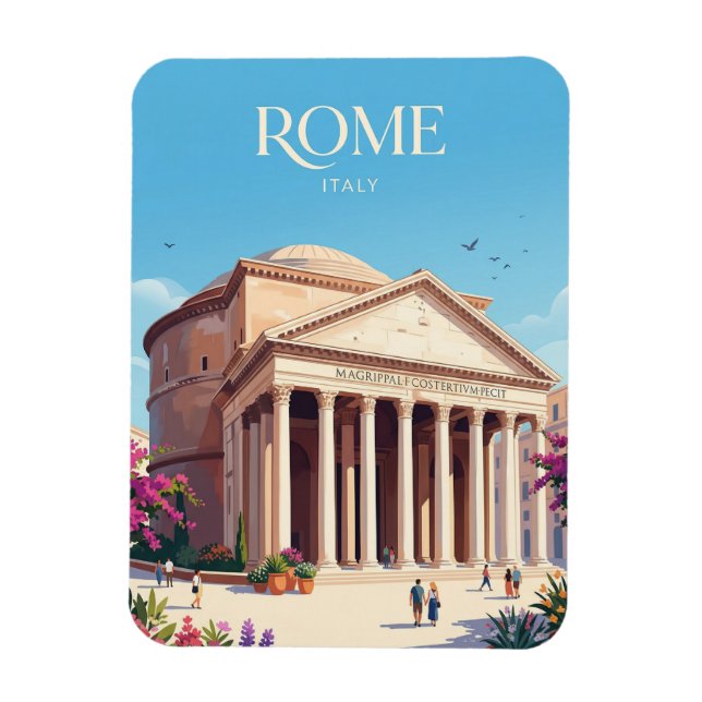Pantheon Italien Magnet (Vertikal)