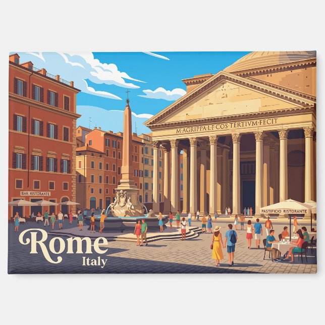 Pantheon Italien Magnet (Vorderseite)