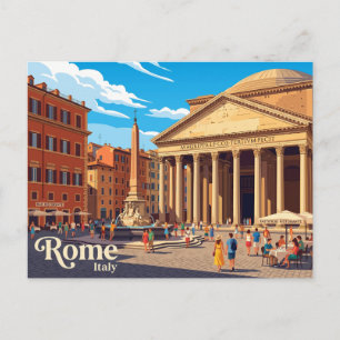 Pantheon Italien Postkarte