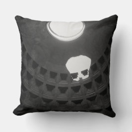 Pantheon Light Skull Rom Italien Schwarz-Weiß Kissen