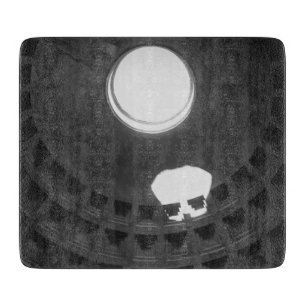 Pantheon Light Skull Rom Italien Schwarz-Weiß Schneidebrett