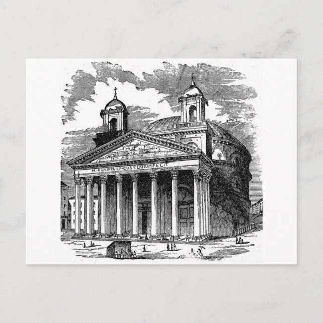 Pantheon Postcard Postkarte (Vorderseite)