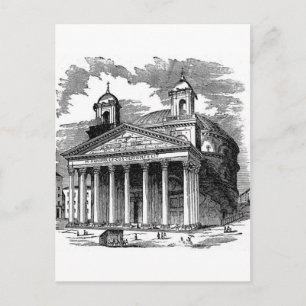 Pantheon Postcard Postkarte