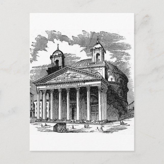 Pantheon Postcard Postkarte (Vorderseite)