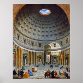 Pantheon, Rom - Giovanni Panini Kunstgewerbe Poster