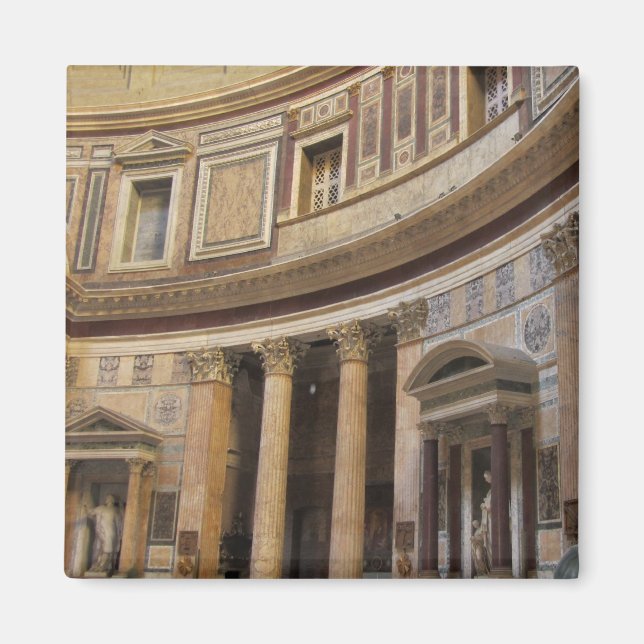 Pantheon, Rom, Italien Magnet (Vorne)