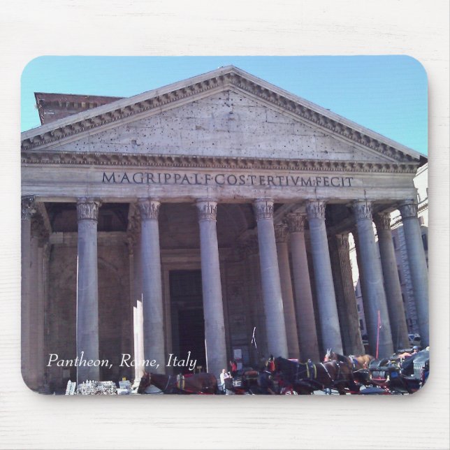 Pantheon, Rom, Italien Mousepad (Vorne)