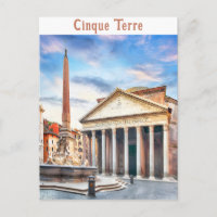 Pantheon Rom Italien Vintag Europa Reisen