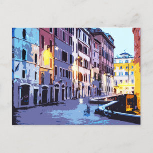 Pantheon Rome Italy Street View  Postkarte