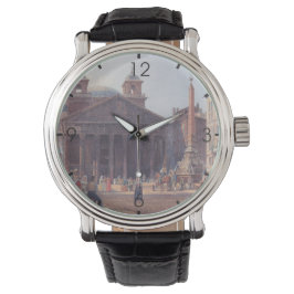 Pantheon und Piazza della Rotonda in Rom, Italien Armbanduhr