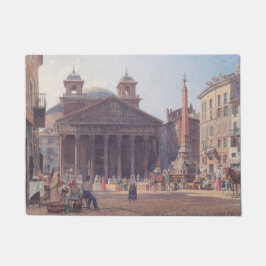 Pantheon und Piazza della Rotonda in Rom, Italien Fußmatte