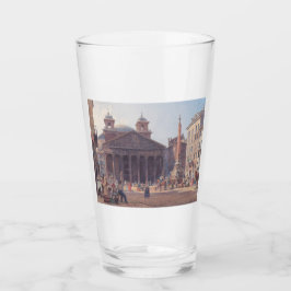 Pantheon und Piazza della Rotonda in Rom, Italien Glas