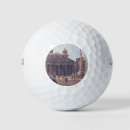 Pantheon und Piazza della Rotonda in Rom, Italien Golfball