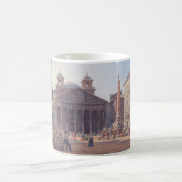 Pantheon und Piazza della Rotonda in Rom, Italien Kaffeetasse