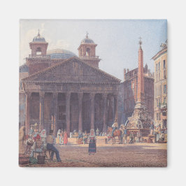 Pantheon und Piazza della Rotonda in Rom, Italien Magnet