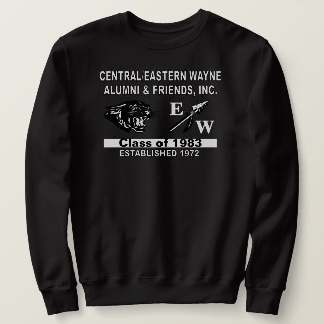 Panther and EW Black Sweatshirt (Design vorne)